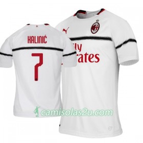 Camisolas de Futebol AC Milan Nikola Kalinic 7 Equipamento Alternativa 2018/19 Manga Curta